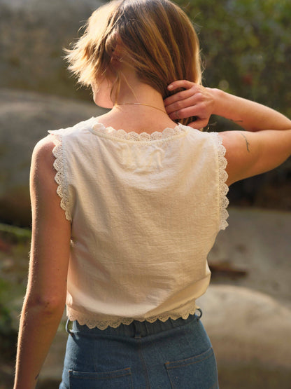 Mollusk - Helena Top: White / L