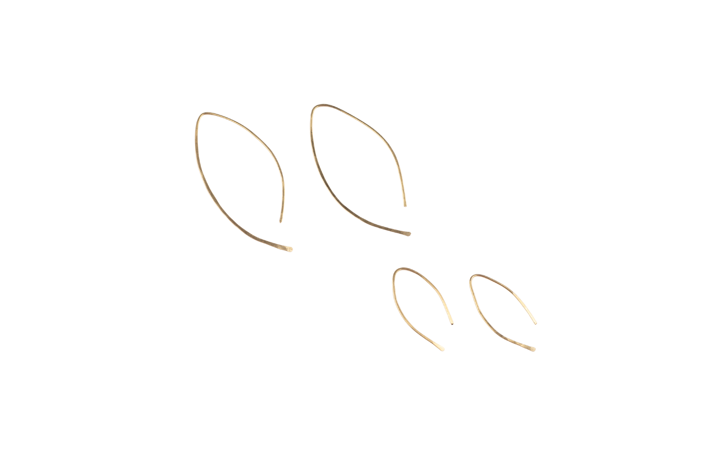 Forai - Qasioun Minimalist Threader Earrings in 14k Gold Fill