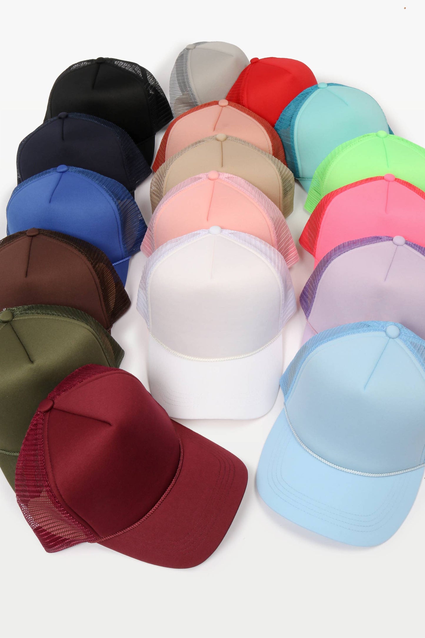 David And Young - FWCAPM200 - Solid Foam Trucker Cap: Black