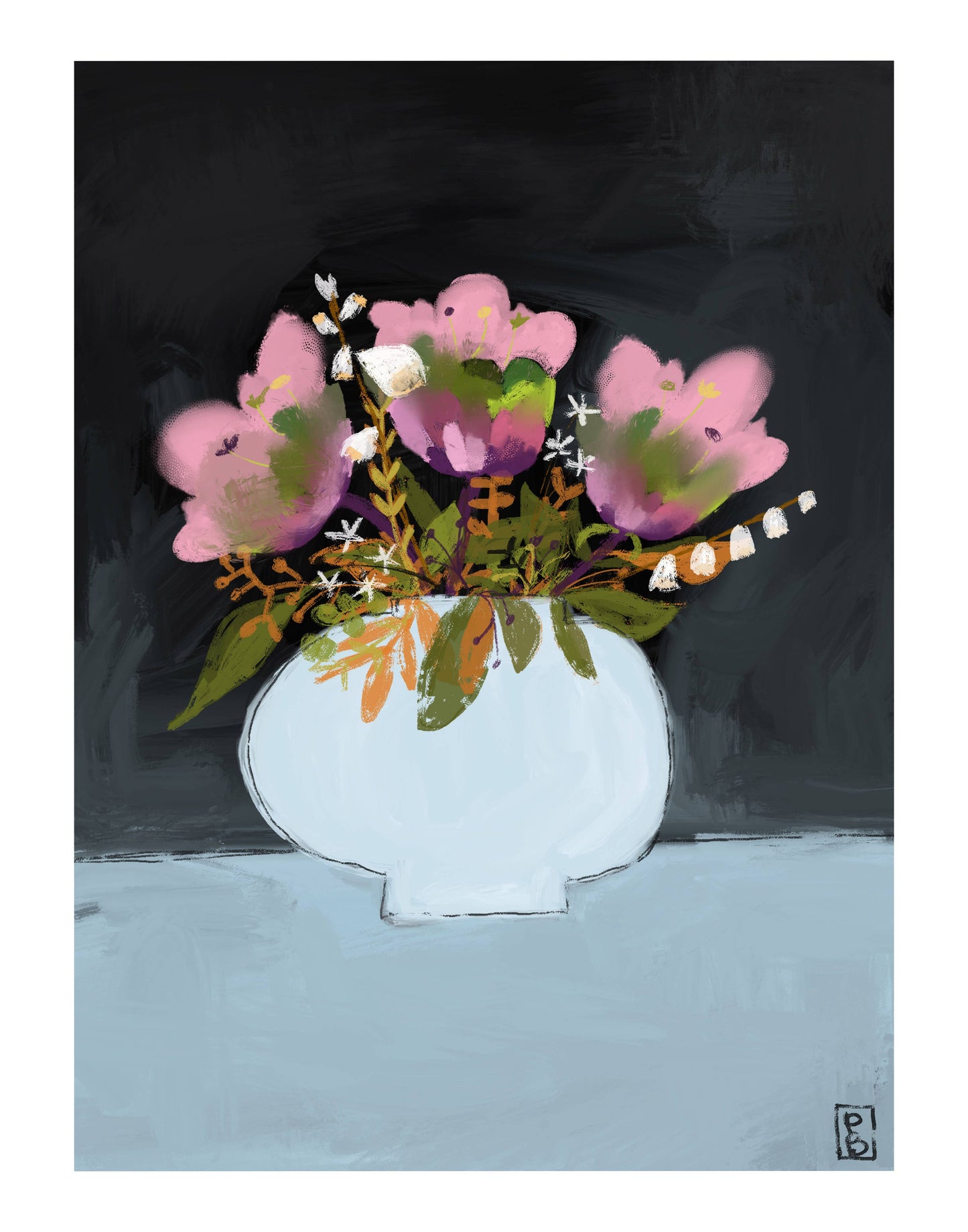 Pascale Berkowitz Studio Art - "Still Life No. 30" Giclée Fine Art Print: 8x10