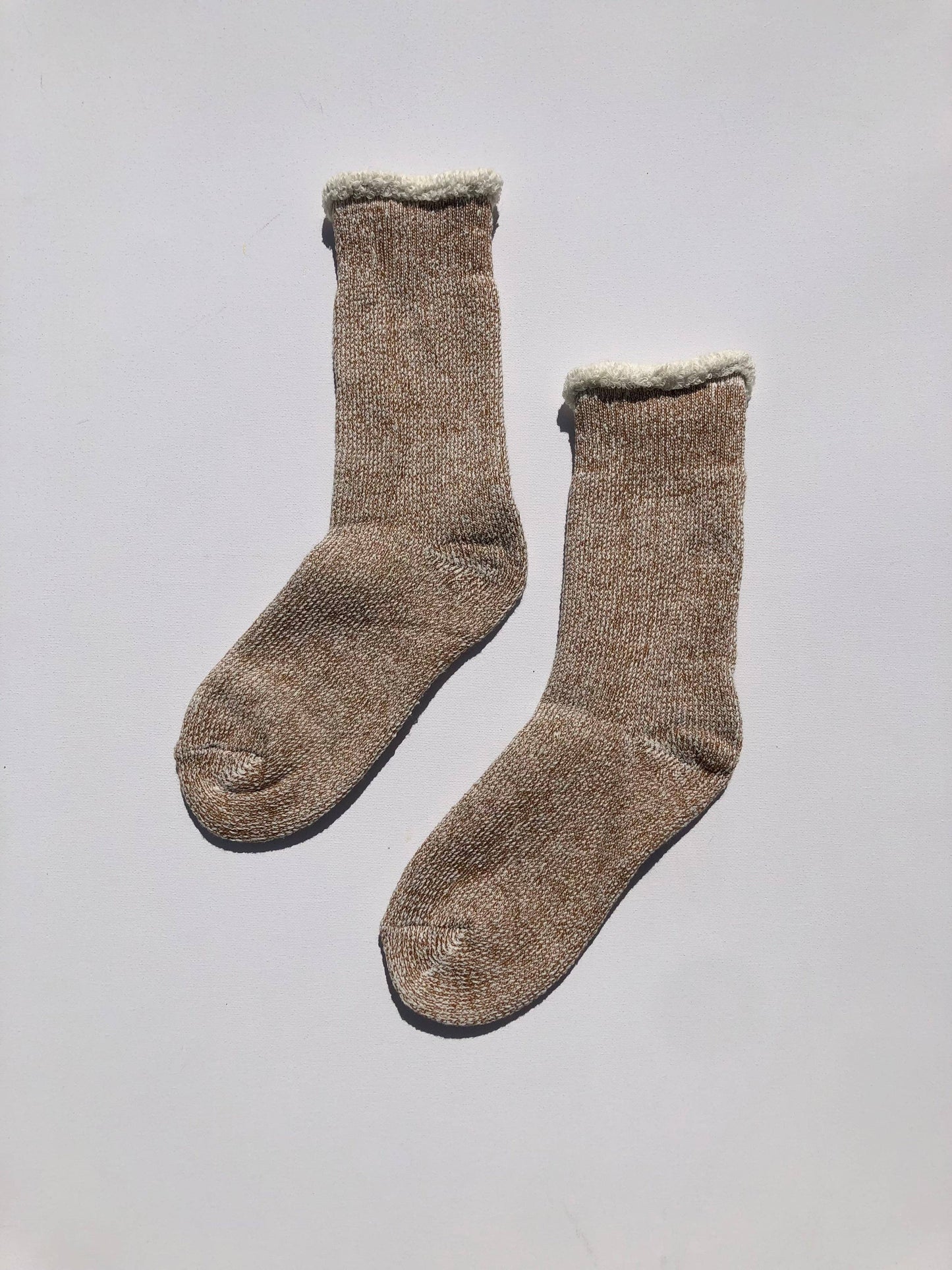Billy Bamboo - SUPER TERRY LOOP SOCKS: Brown / Women’s 7.5 - 10.5, Men’s 7 - 11.5