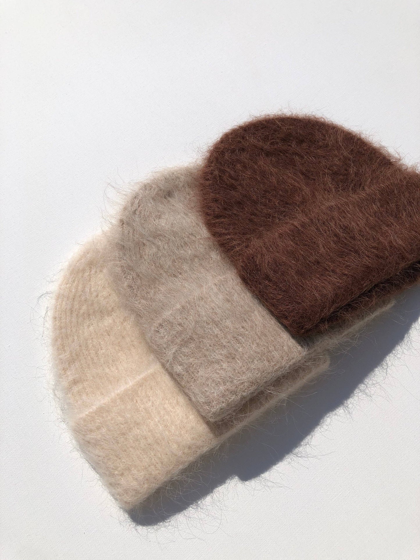 Billy Bamboo - ALPACA FLUFFY BEANIE: Mushroom
