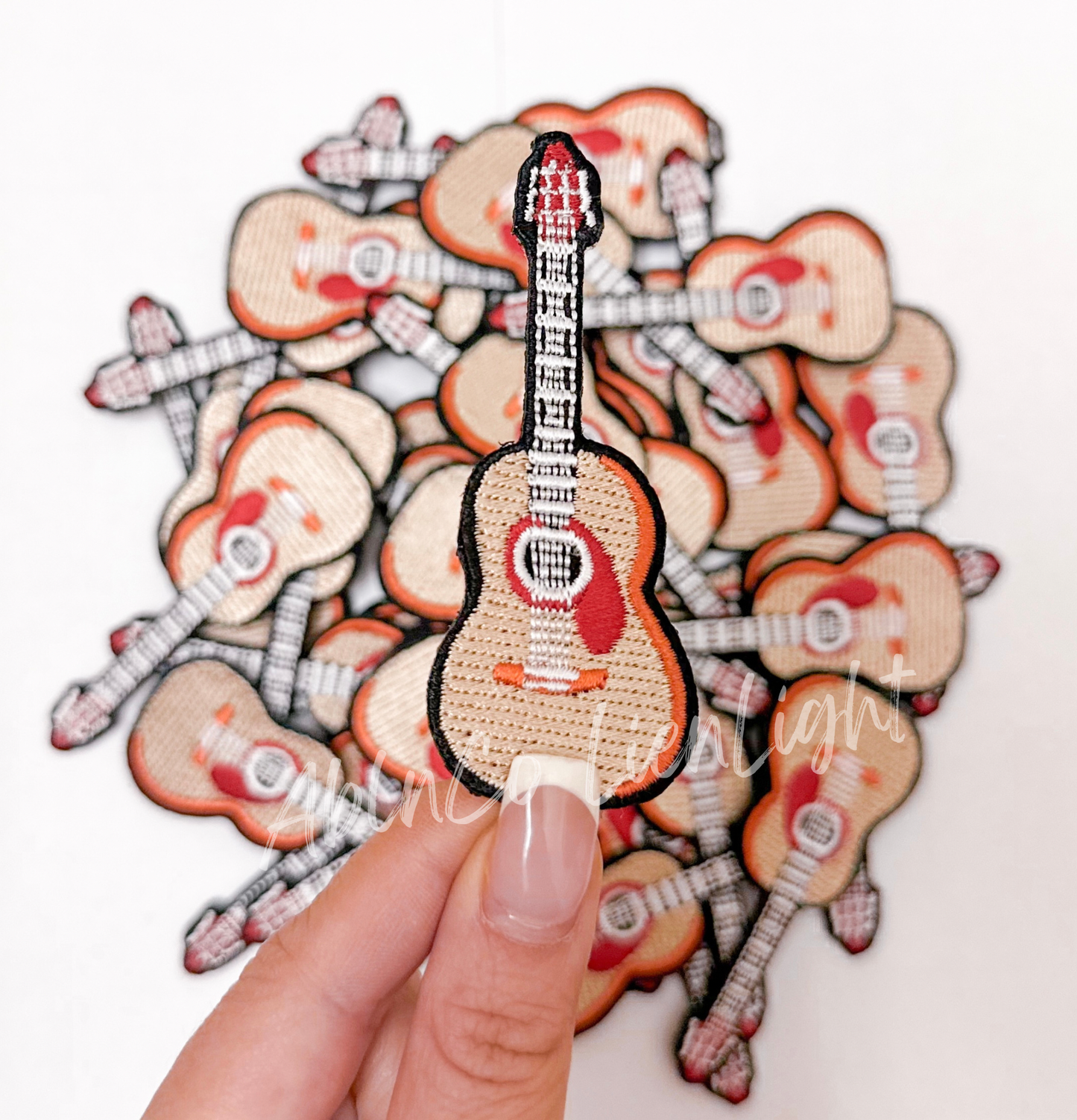 ABLNco - Trucker hat patches 3” acoustic guitar patch iron on