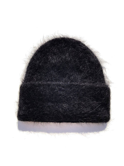 Billy Bamboo - ALPACA FLUFFY BEANIE: White