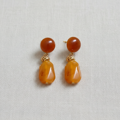 paperln - Resin Geometric Drop Earrings