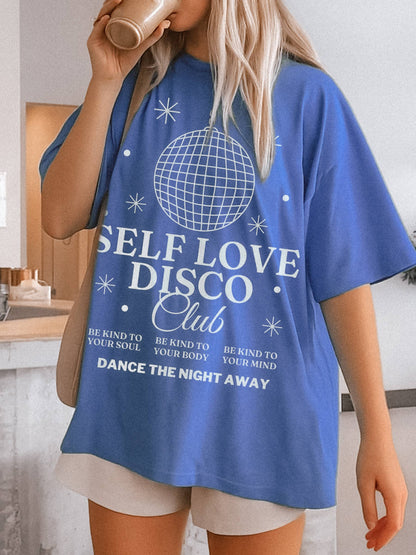WE THE BABES - Self Love Disco Club Trendy y2k aesthetic tee - Flo : XL