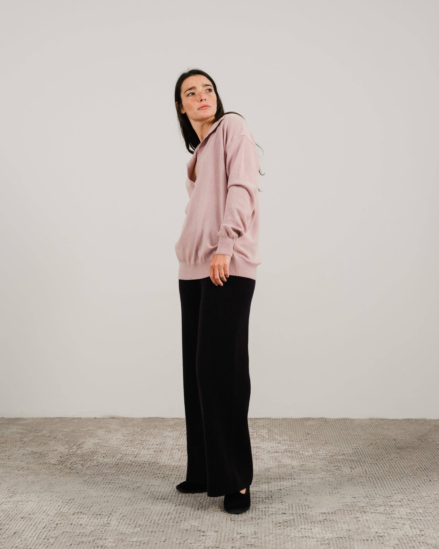 Lèmme - Cashmere blend polo: Bianco Naturale / S