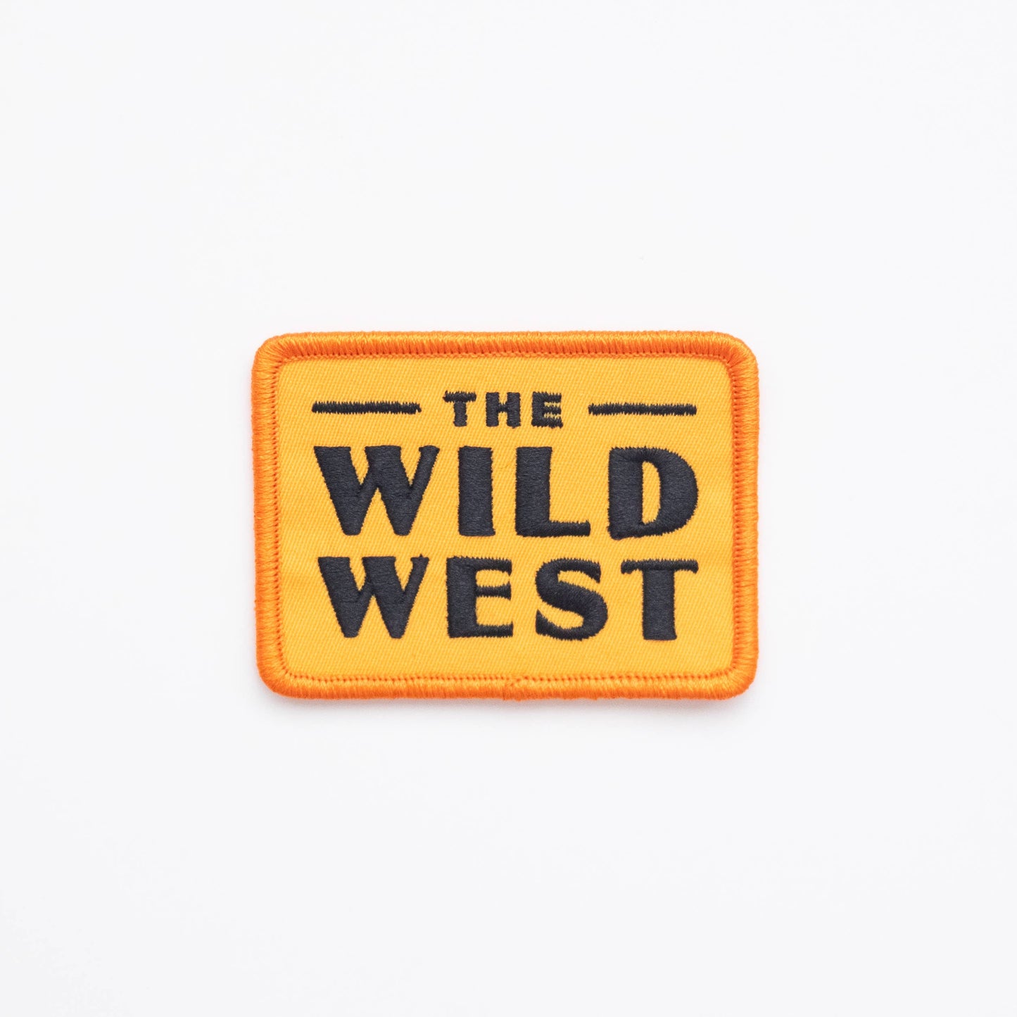 Union Made - The Wild West Embroidered Iron on Patch : Yes