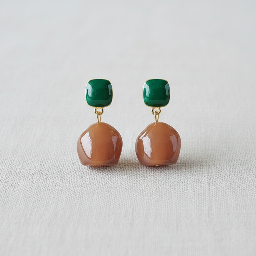paperln - Retro Acrylic Geometric Earrings