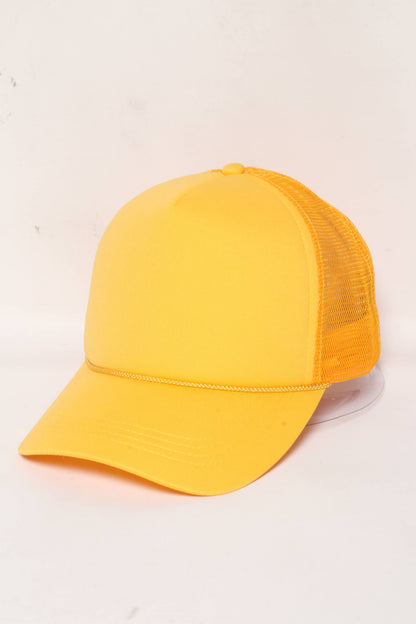 David And Young - FWCAPM200 - Solid Foam Trucker Cap: Navy