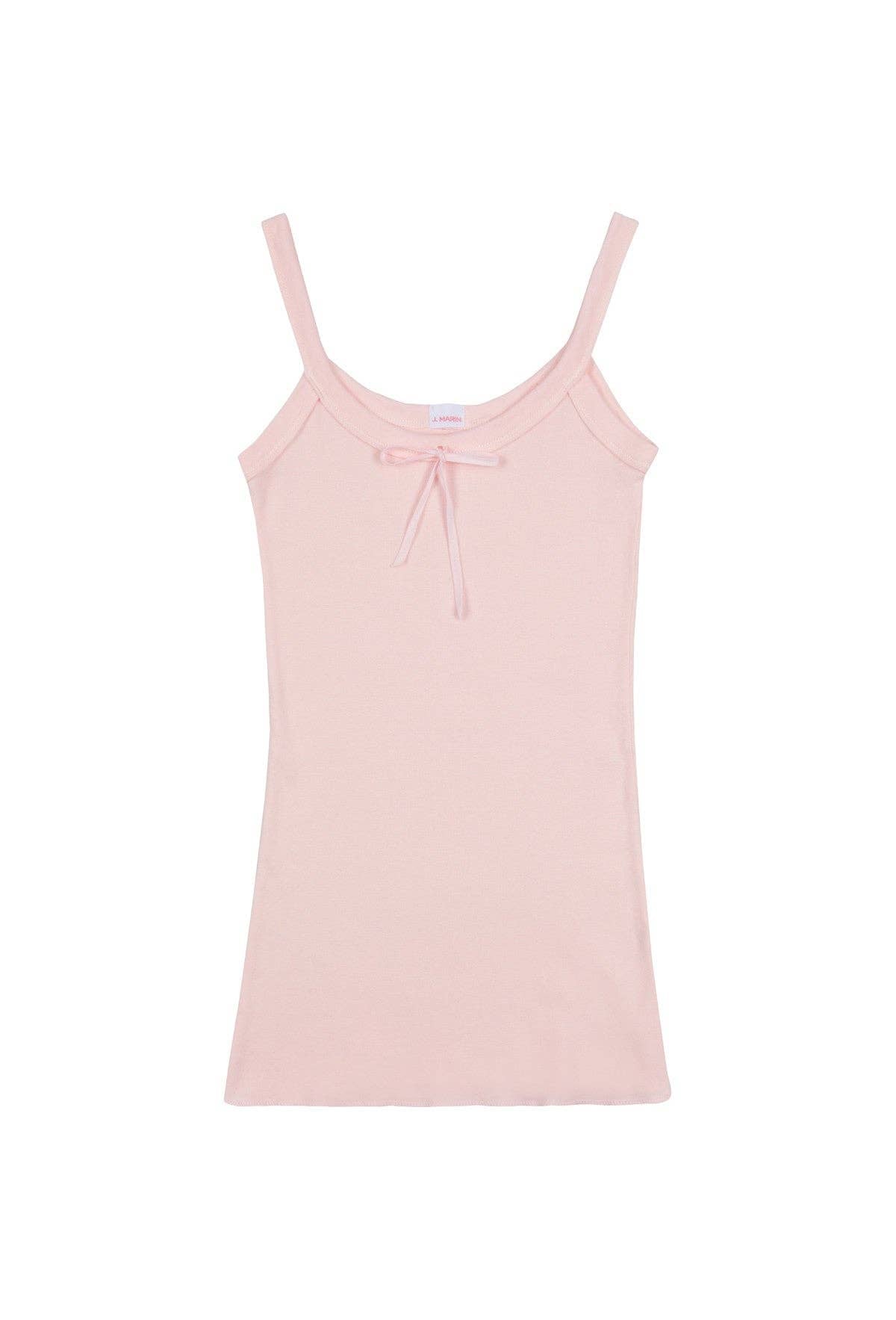 J. Marin Co. - The 1930's French Vintage Bow Organic Camisole - Made in L.A: Natural / M
