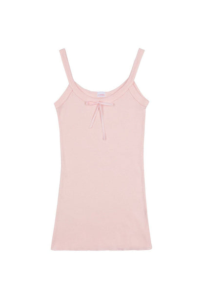 J. Marin Co. - The 1930's French Vintage Bow Organic Camisole - Made in L.A: Natural / M