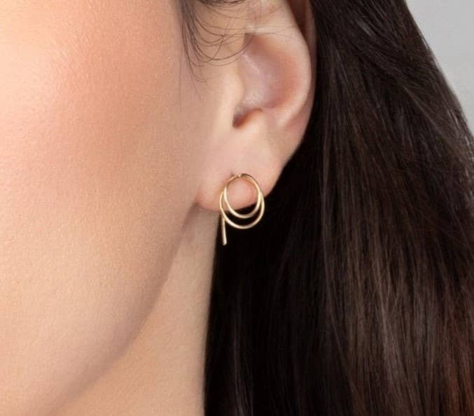 Forai - Zomi Open Circle Earrings in 14 karat Gold Filled