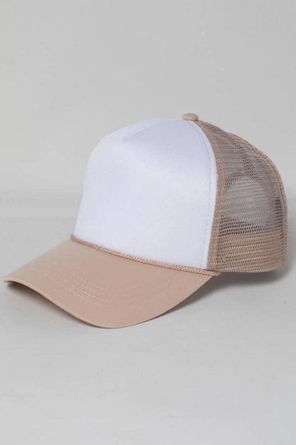 David And Young - FWCAPM212 - Two Tonefoam Trucker Cap: Royal Blue