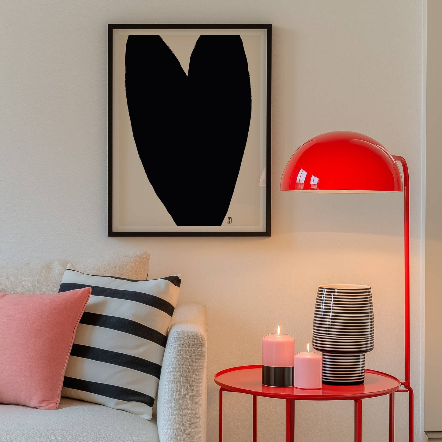 Pascale Berkowitz Studio Art - Black Heart Giclée Fine Art Print: 11x14