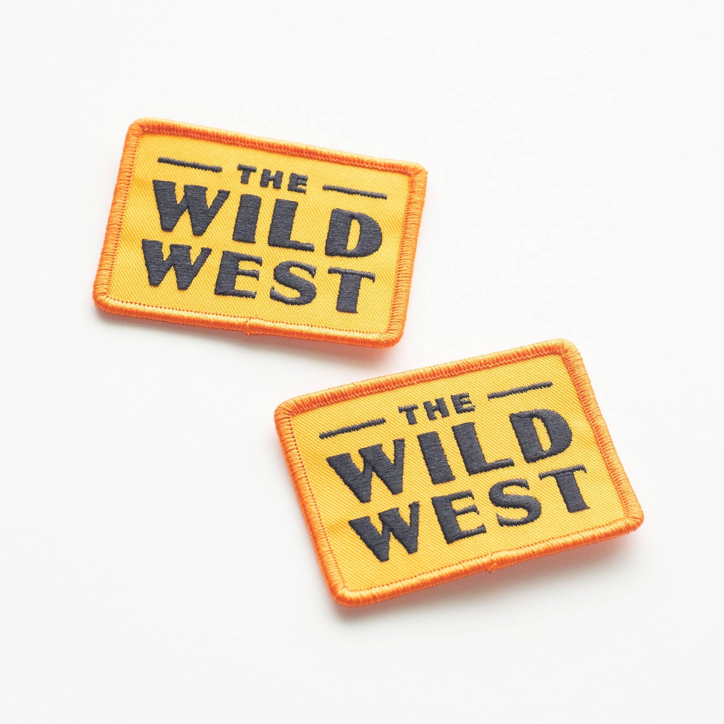 Union Made - The Wild West Embroidered Iron on Patch : Yes