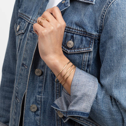 Forai - Journey of Hope Brass Bangle: Small