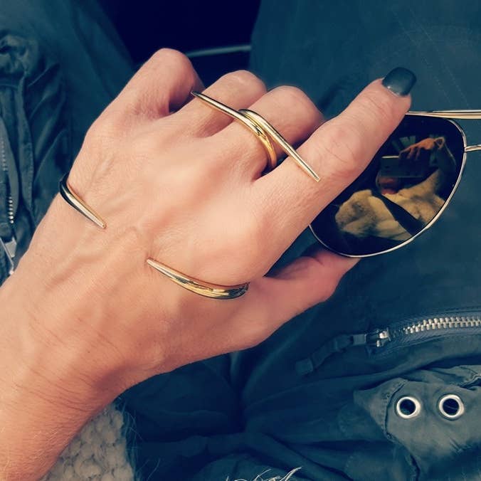 Bisjoux - Brass Barbed Wire handmade Ring