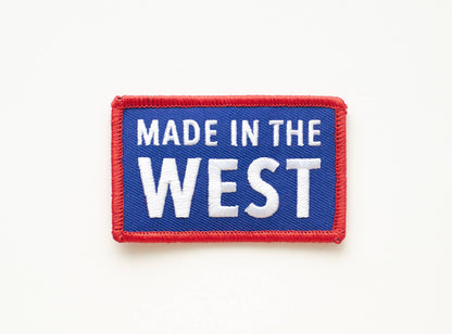 Union Made - Made In The West Embroidered Iron on Patch: Yes