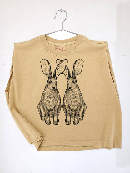 Go To Devil - Hares Joan Heavyweight Muscle Tee: Pink Lavender / Md