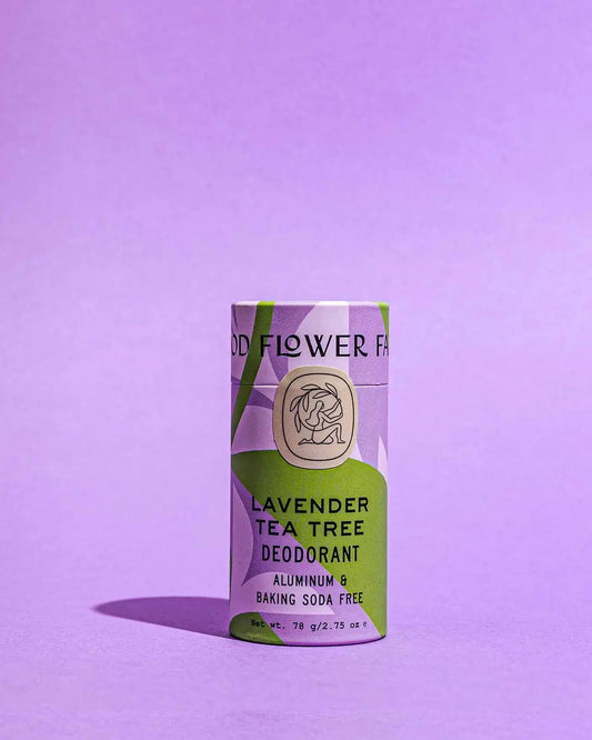 Good Flower Farm - Lavender Tea Tree Deodorant / 2.75 oz Biodegradable Stick🪻