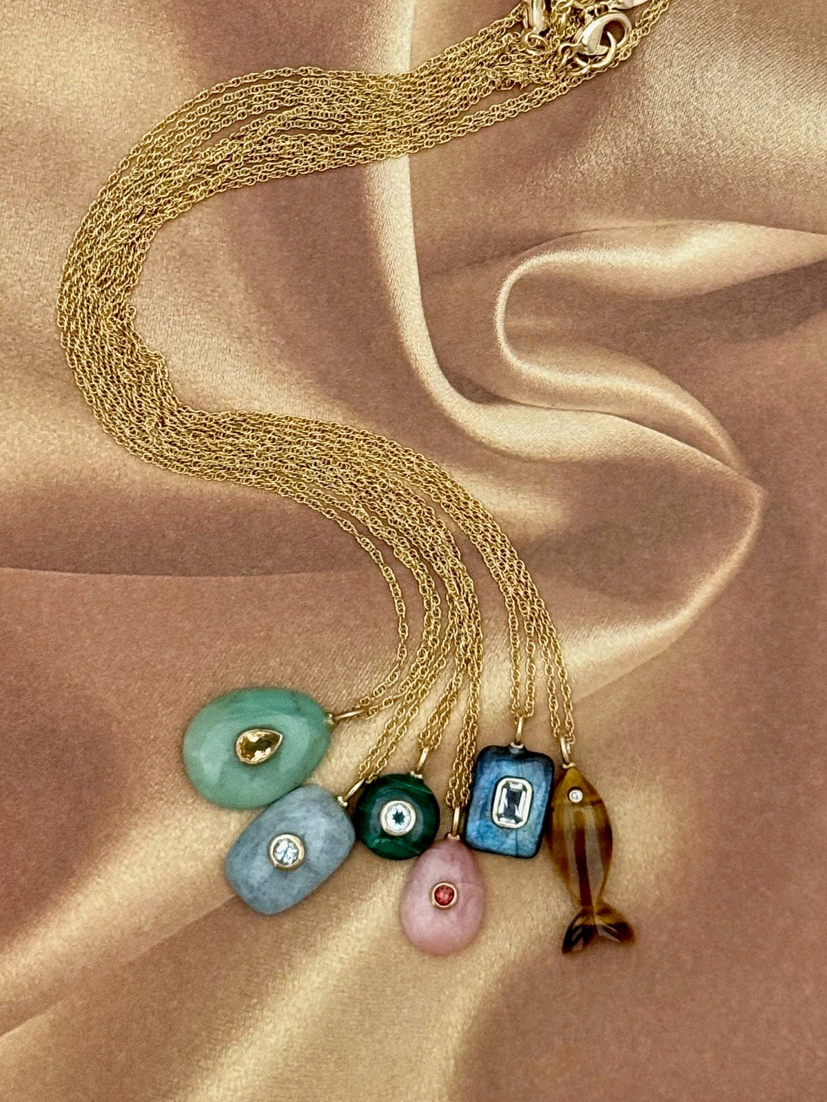 Sandrine France Studio - Penelope Necklace: Chain / 16"
