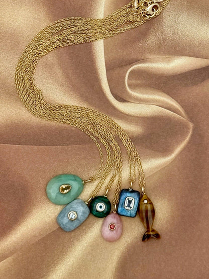 Sandrine France Studio - Eleanor Necklace: Chain / 16"