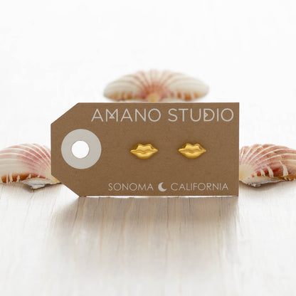 Amano Studio - Luscious Lips Stud Earrings