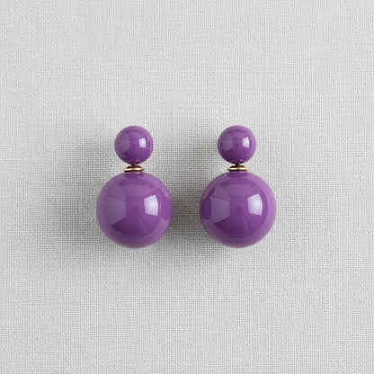 paperln - Candy Color Double-Sided Pearl Earrings