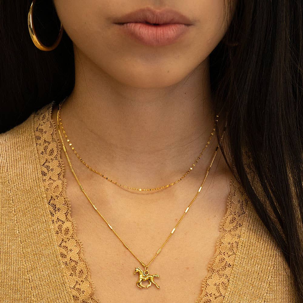 Amano Studio - Year of the Horse Charm Necklace