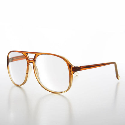 SUNGLASS MUSEUM - Classic Chestnut Aviator Vintage Reading Glasses - Irwin: Chestnut / 1.75 diopter