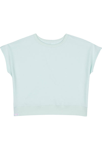 J. Marin Co. - Vintage Organic Terry Bateau Top - Sea Green - Made in L.A.: S