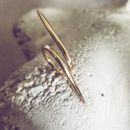Bisjoux - Brass Barbed Wire handmade Ring