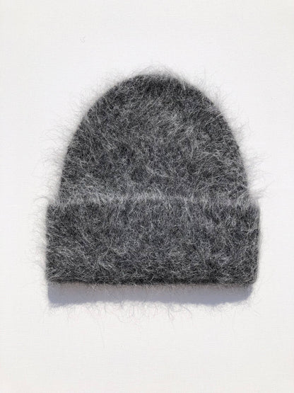 Billy Bamboo - ALPACA FLUFFY BEANIE: White