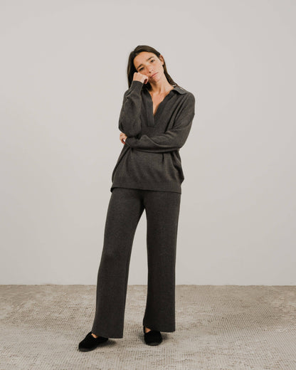 Lèmme - Cashmere blend polo: Bianco Naturale / M