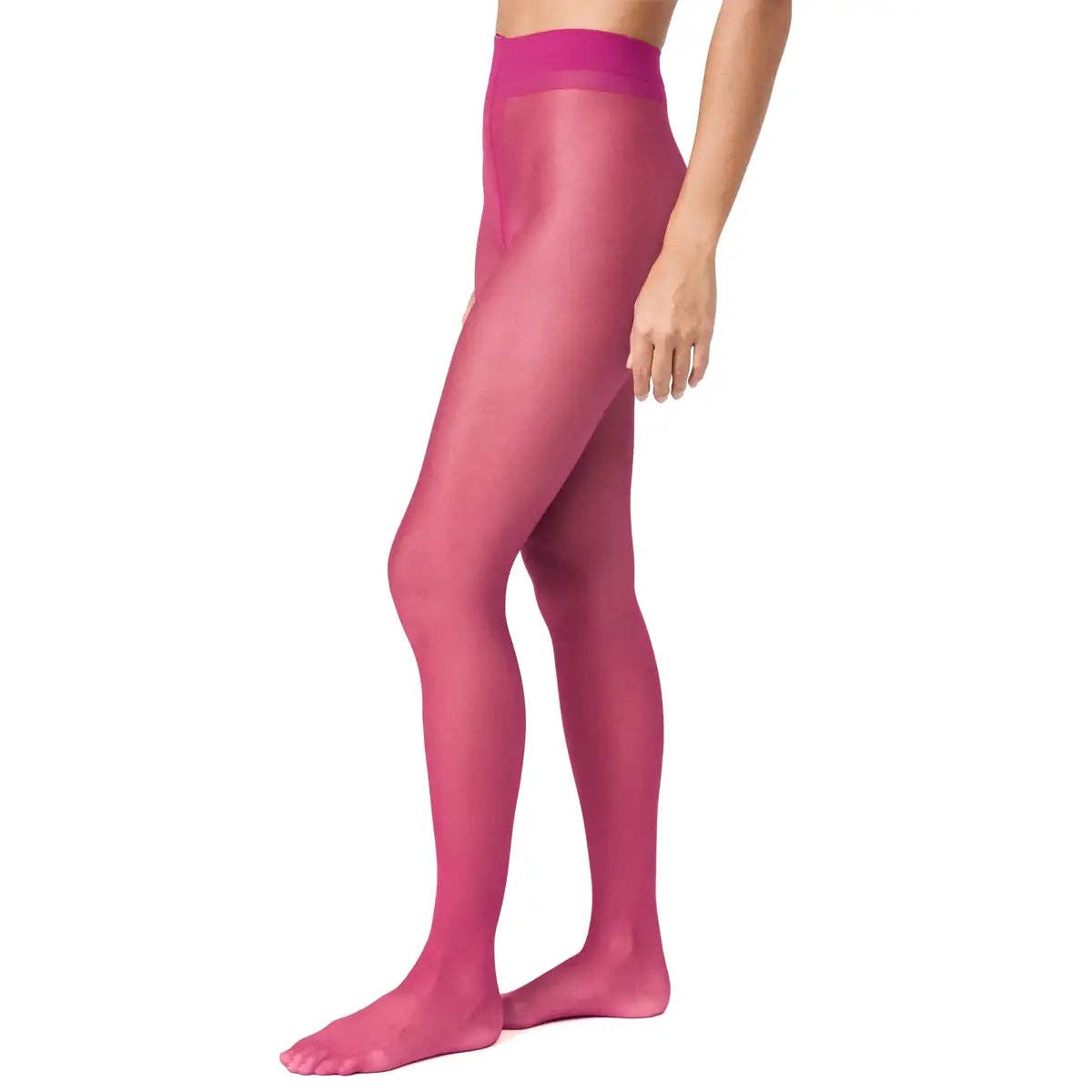 Stems socks & tights - Avery Sheer 10 Tights: Red / S