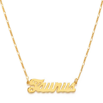 Amano Studio - Zodiac Script Necklaces – Singles: Pisces