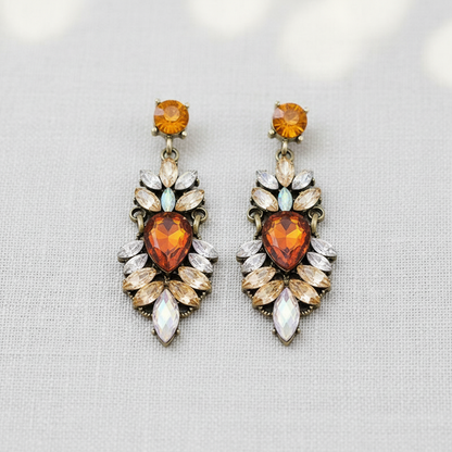 paperln - Vintage Rhinestone Drop Earrings