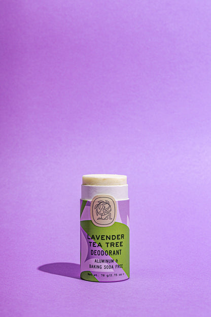 Good Flower Farm - Lavender Tea Tree Deodorant / 2.75 oz Biodegradable Stick🪻