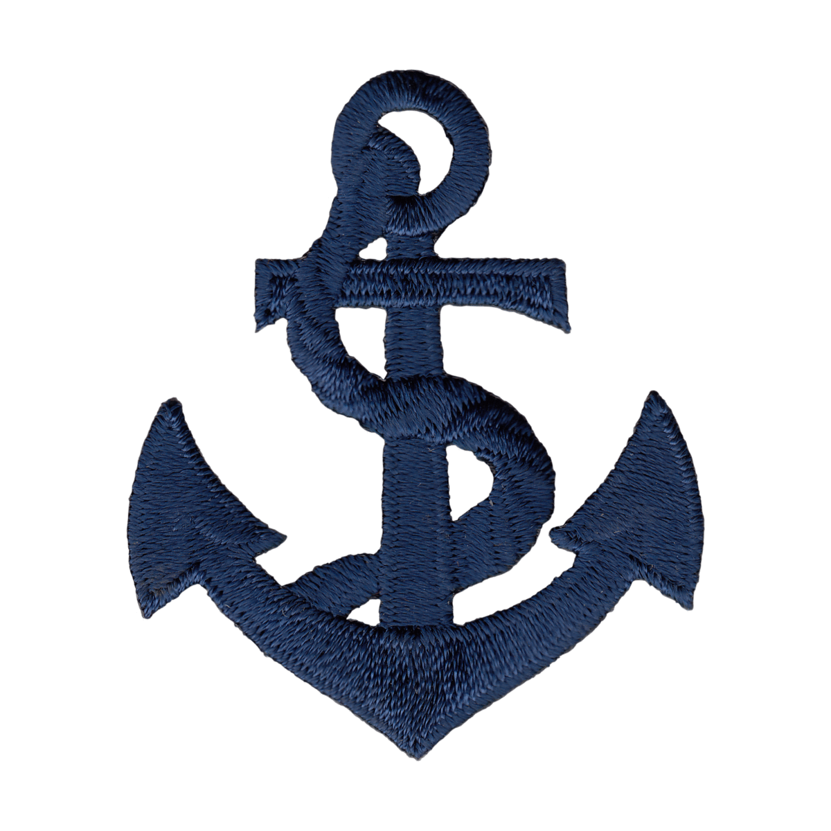 Square Deal Recordings & Supplies - Patch - 2.25" Navy Blue Anchor - Nautical Sailor Beach Vibes