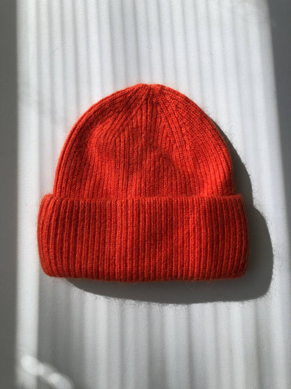 Billy Bamboo - ROYAL ANGORA WOOL BEANIE - crystal brights: Blue sapphire