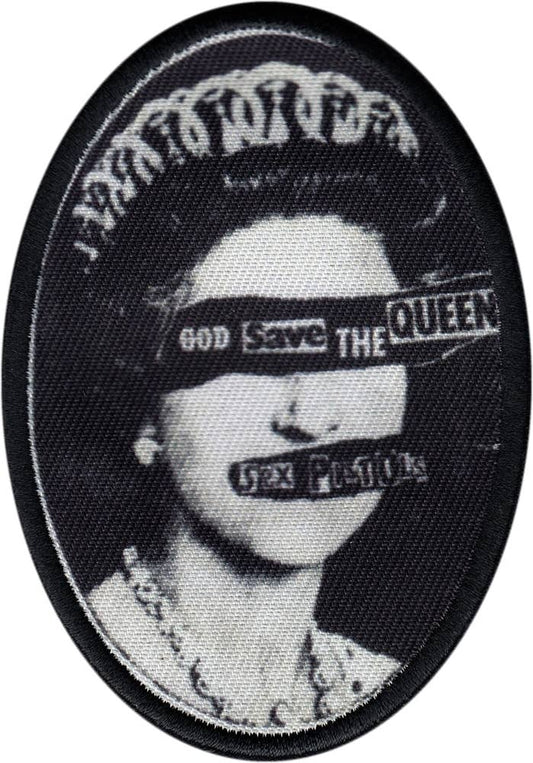 Square Deal Recordings & Supplies - Patch - Sex Pistols - God Save The Queen - Punk Rock Music