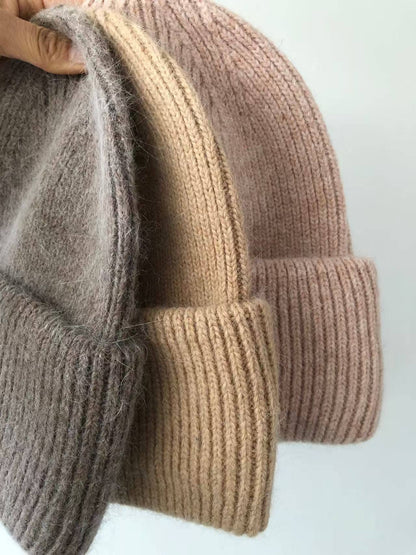 Billy Bamboo - ROYAL ANGORA BEANIE - neutral: White