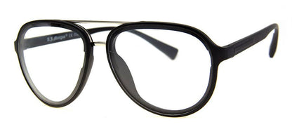 A.J. Morgan - PLATINUM - CLEAR LENS (Non-Magnifying): GOLD-BRW / CLEAR LENS