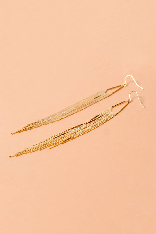 Peter and June - Debbie H Earring - 18K Gold Plated