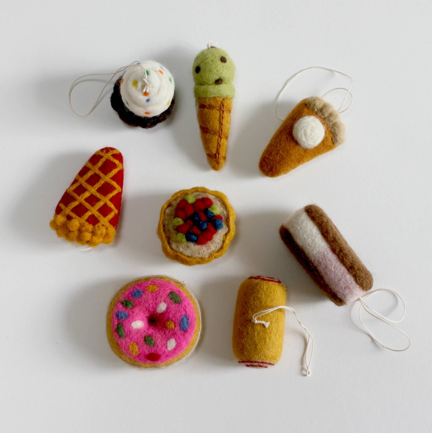 PetitFelts - Sweet Tooth Ornament Set