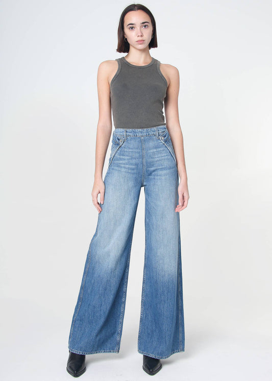 Noend Denim - Dina High Waisted Wide Jeans - San Diego: San Diego / 28