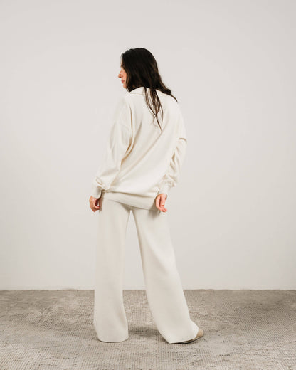 Lèmme - Cashmere blend polo: Bianco Naturale / M