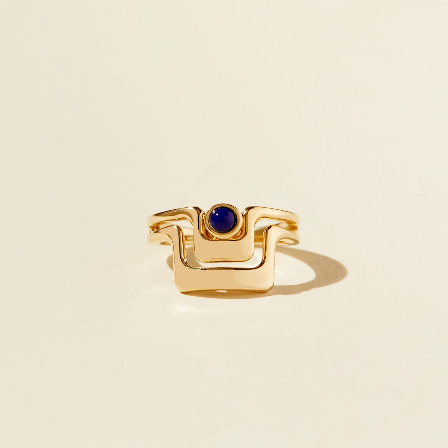 Lindsay Lewis - Grand Ring - Blue: 7