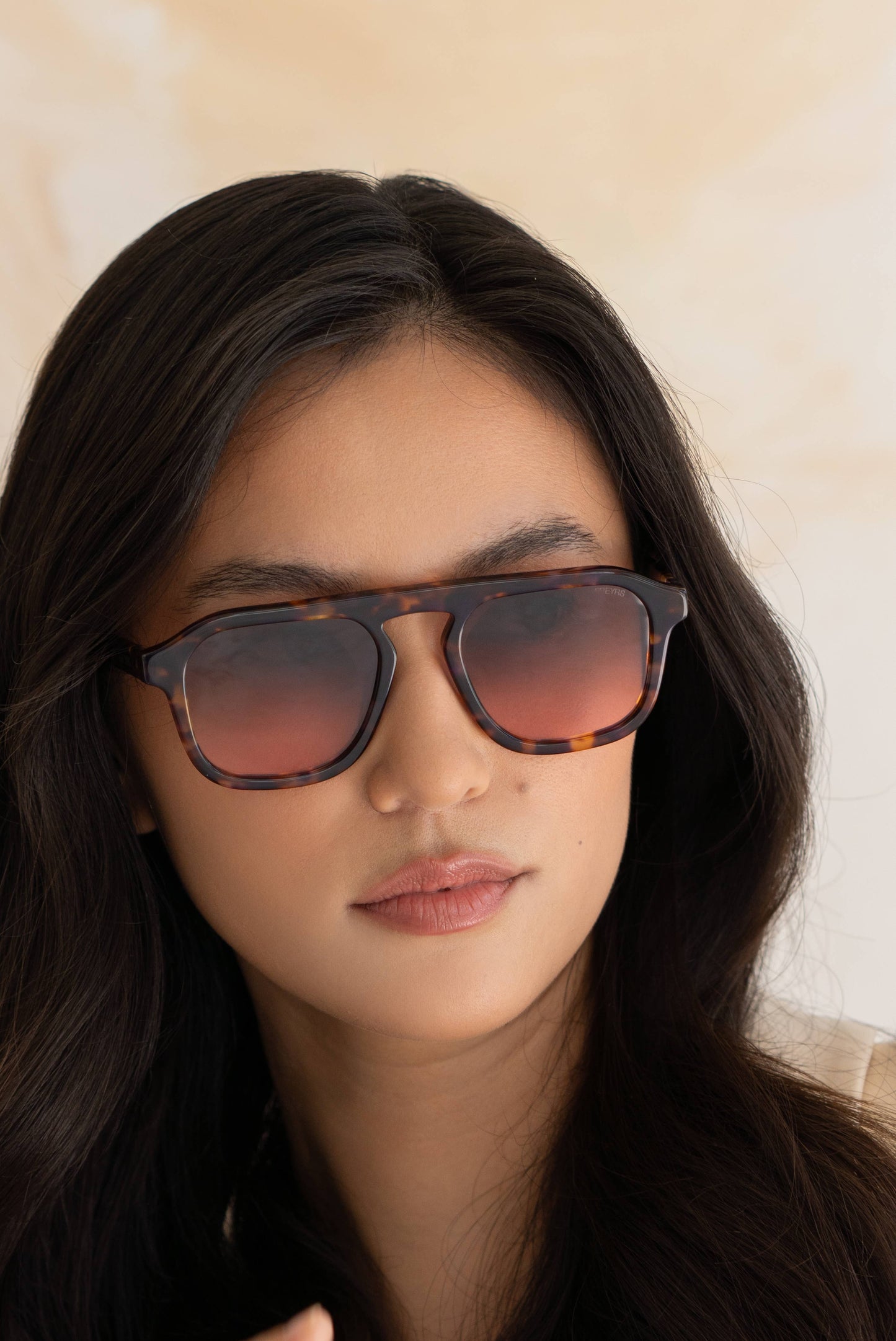 FREYRS Eyewear - Addison Acetate Unisex Aviator Sunglasses : Sunset